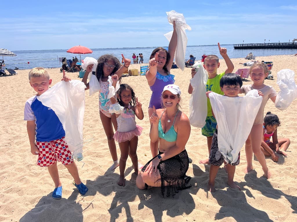 Kids exploring nature outdoors Kids exploring nature outdoors